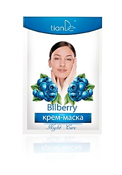 Krémová maska "Čučoriedky"